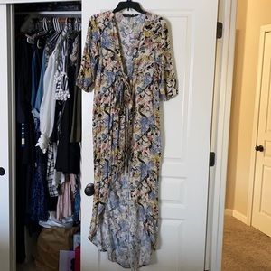 Medium knot sister high low dress